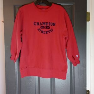 Vintage Champion Athletic Apparel Crewneck Sweater 90s Single Stitch Youth Large